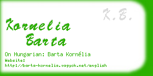kornelia barta business card
